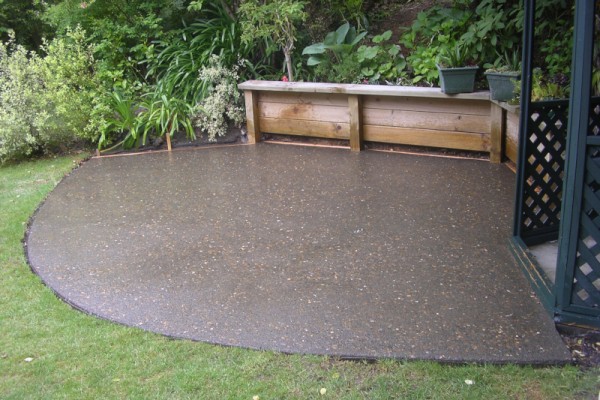 Exposed Concrete.